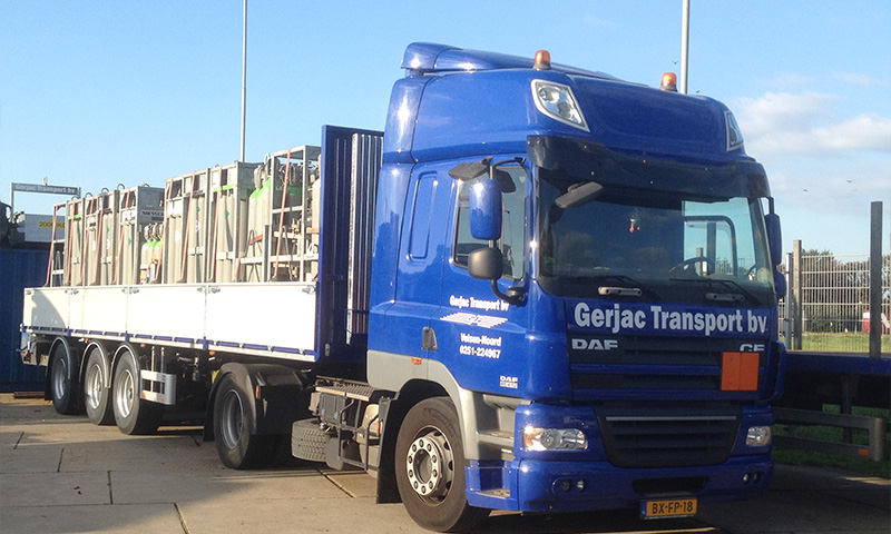 trekker met 2 assen